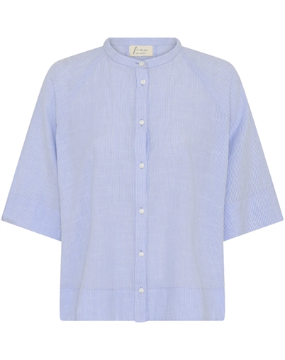 Frau - Abu Dhabi Short Skjorte - Baby Lavender Stipe